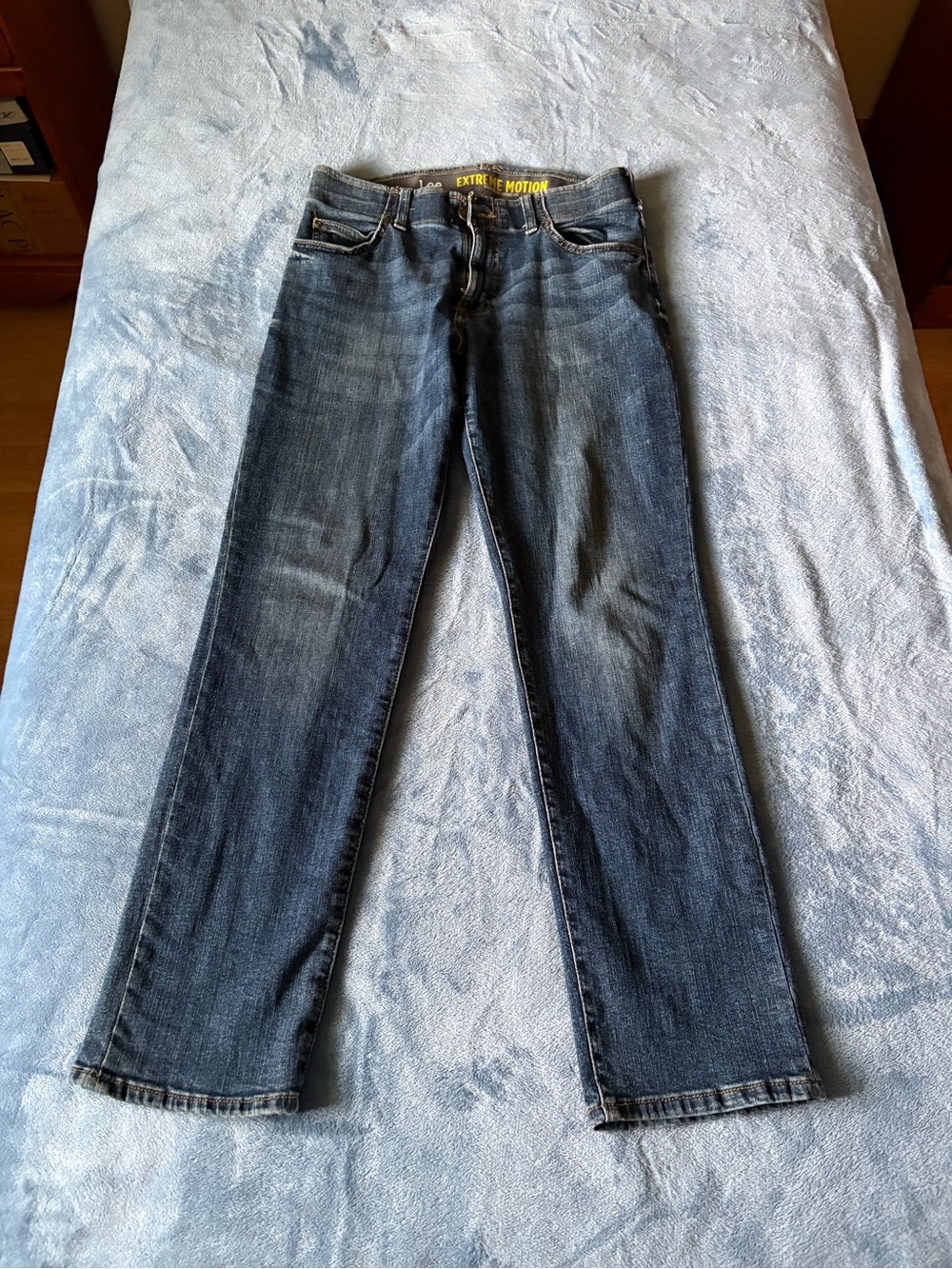Lee Men's Dark Blue Straight-Leg Jeans